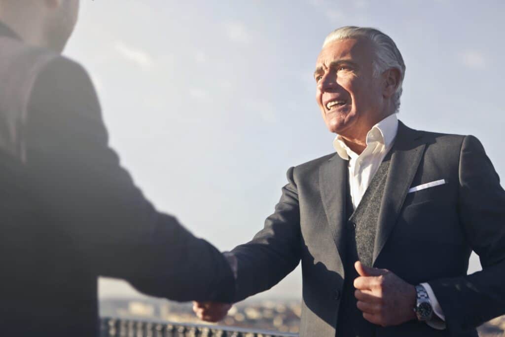 Businessman Shaking Hands